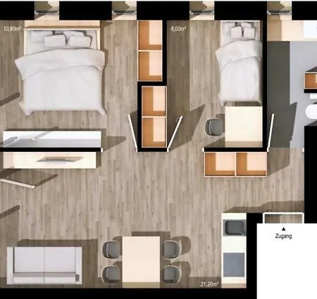 아파트 Erholungswelt Lechrefugium