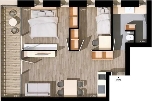 Apartman Erholungswelt Lechrefugium